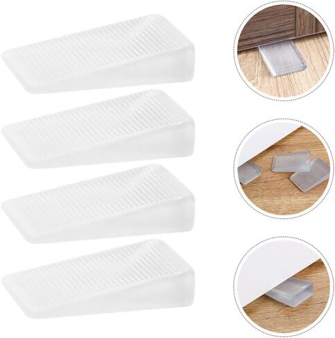HOMSFOU 4 Pack Furniture Levelers PVC Shims for Uneven Tables Wedge Furniture Stabilizers for Home in Saudi Arabia