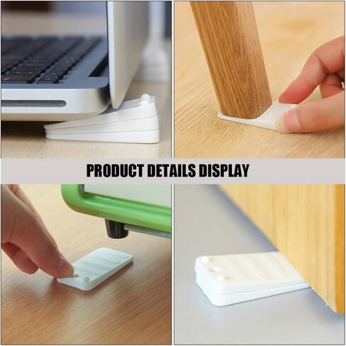 Uonlytech 12pcs Multi-Functional Furniture Levelers and Shims Table Levelers for Door Stops and Filling - Design for Stability Various Settings in Saudi Arabia