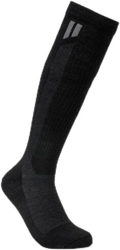 HOLLOW Alpaca Wide Compression Circulation Socks for Men and Women, Moisture Wicking Alpaca Wool Socks for Hiking, Running, Temperature Regulating & Comfortable (Large, Black) in Kuwait