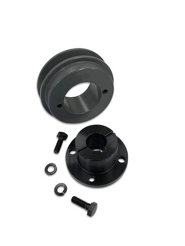 Single Groove 3.95" Cast Iron Electric Motor " H " Pulley/Sheave, Bushing Included, for 3/8" and 1/2" Top Width 3L/A/AK/4L/4LK Section V Belt, 1 Groove (3/4" Shaft / 0.75 Bore, AK41H) in Saudi Arabia