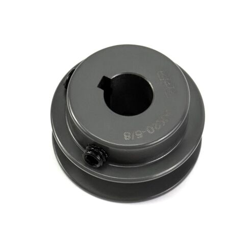 QWORK AK2058 Single Groove V-Belt Pulley, 2.05" OD 5/8" Bore V-Belt Sheave, A Belt Section, Cast Iron,for V-Belt in Saudi Arabia