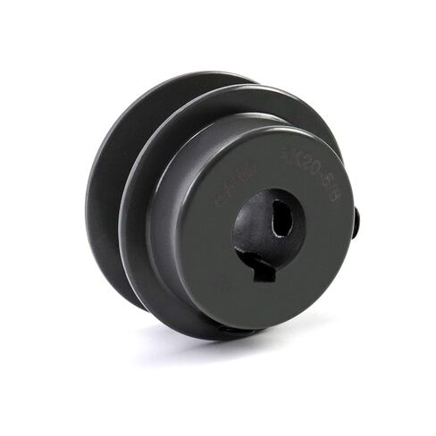 QWORK AK2058 Single Groove V-Belt Pulley, 2.05" OD 5/8" Bore V-Belt Sheave, A Belt Section, Cast Iron,for V-Belt in Saudi Arabia