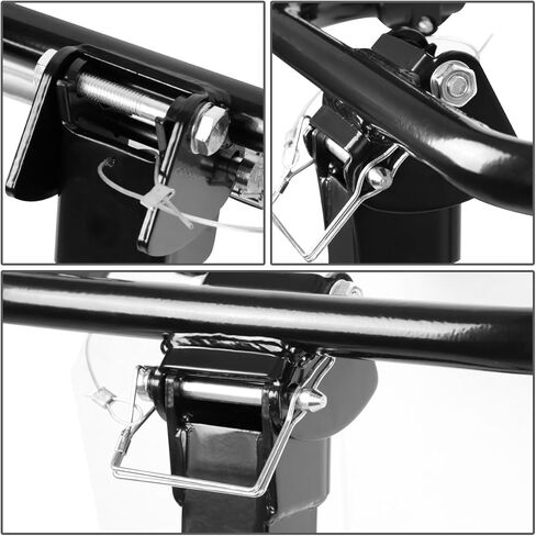 Auto Dynasty 2 Inches Hitch Fold-Up Mount Rear Trailer Bicycle/Bike Rack Carrier Storage (Powdered Coated Black) in Saudi Arabia