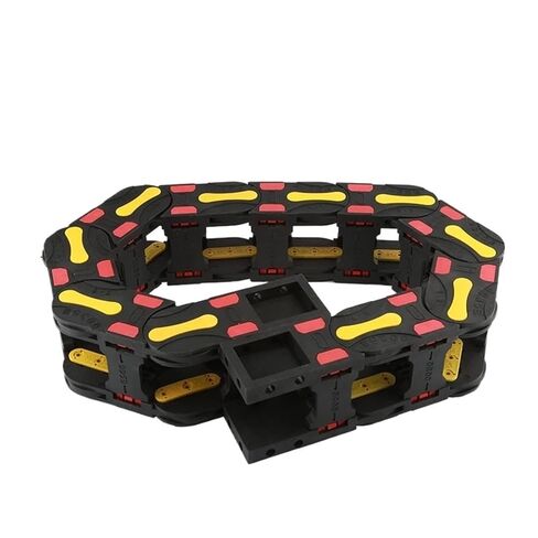 Cable Chain Bridge Type Non-Opening Nylon Towline Cable Trough Closed Engineering Reinforced Chain Drive Towline Machine(35x100 mm,Bridge) in Saudi Arabia