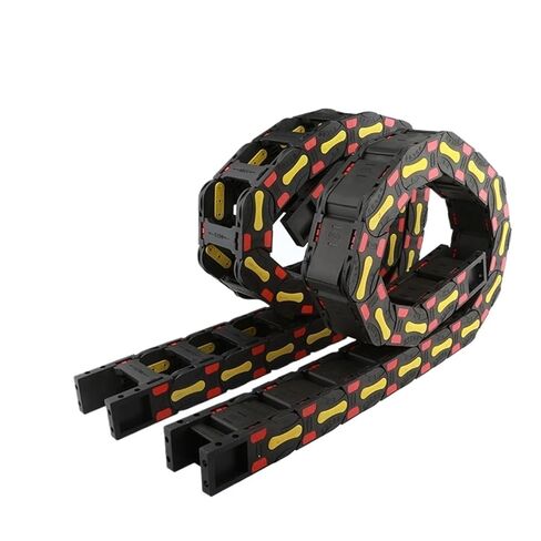 Cable Chain Bridge Type Non-Opening Nylon Towline Cable Trough Closed Engineering Reinforced Chain Drive Towline Machine(35x100 mm,Bridge) in Saudi Arabia