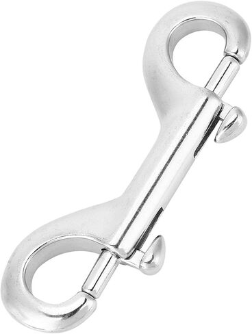 Focket Double Ended Snap Hooks, 316 Stainless Steel Marine Grade with Corrosion Resistance One Hand Operation, Dog Leash Clips Reliable Fixing for Scuba Diving Key Chain Horse Tack in Saudi Arabia