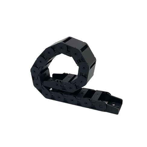 سلاسل الكابلات 18 × 50 مم شبه مغلقة من الداخل قابلة للفتح، ناقل حركة بلاستيكي 18 * 50 سلسلة سحب (75 مم) in Saudi Arabia
