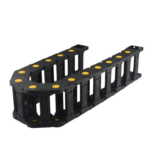 Milling Machine Drag Chain Engraving Machine Nylon Chain Cable Trough Bridge Type Engineering Enhanced Drag Chain(35x75 mm) in Saudi Arabia