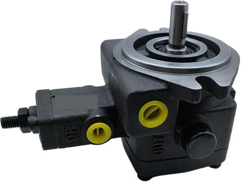 1 قطعة مضخة هيدروليكية PVF-12 مضخات ريشة واحدة PVF-12-35-10 مضخات زيت ريشة الإزاحة المتغيرة نهاية مفتاح الخشب in Kuwait