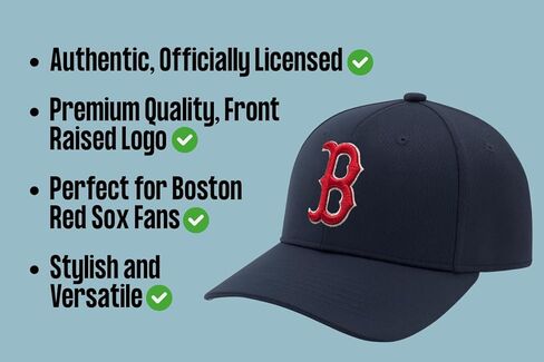 Officially Licensed Boston Youth Boys Girls Baseball Hat Classic Navy Blue Adjustable Team Logo Sox Kids Cap in Saudi Arabia