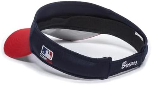 Officially Licensed Atlanta Baseball Visor Hat Classic Primary Home Team Logo Navy Blue/Red Embroidered MVP Sports Ball Cap in Saudi Arabia