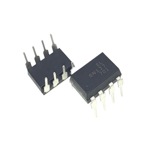 10 قطعة 6N137 EL6N137 A6N137 DIP8 عالية السرعة Optocoupler in Kuwait