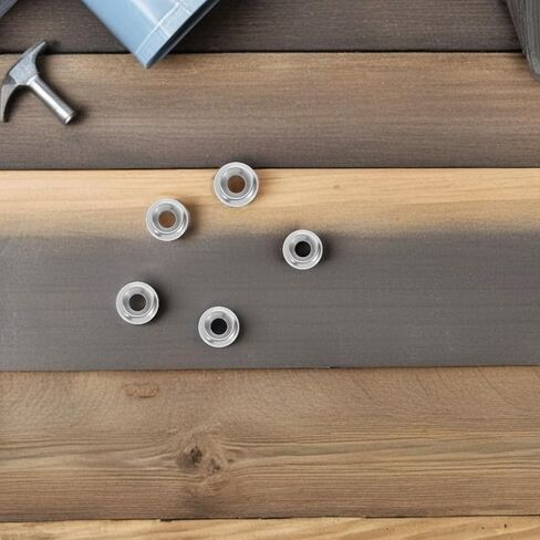 PartyKindom 200pcs 304 Stainless Steel Counterbored Washers Recessed Flat Gaskets Thick Metal Washers for Industrial Screw Fastening and Construction Applications in Saudi Arabia