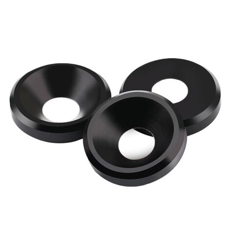 Conical Countersunk Washer 1pc Plastic Concave Hole Countersunk Gasket Insulating Thickened Black Convex Washer Piece Conical(Brass) in Kuwait