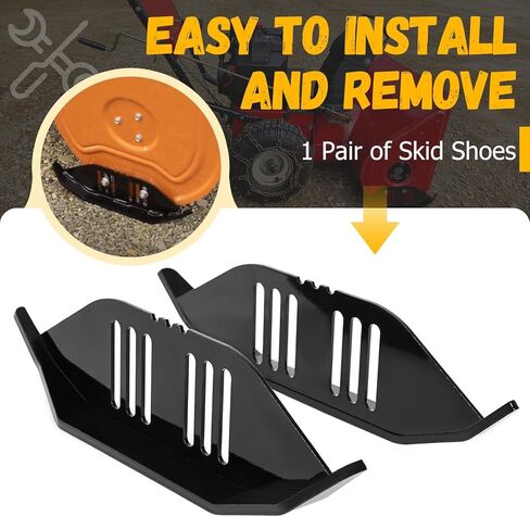 مناسبة لأحذية التزلج على الثلوج شديدة التحمل - متوافقة مع قاذفات الثلج، مسافة مسمار 2.75 بوصة، زوج أسود لتعزيز الأداء والمتانة in Kuwait