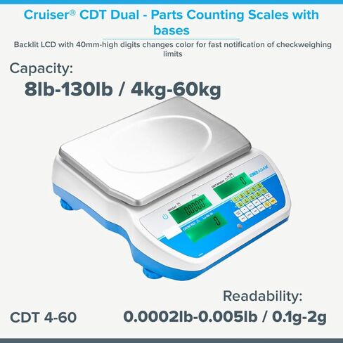 Cruiser CDT Dual - Parts Counting Scales with Bases in Saudi Arabia