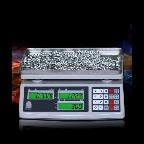 ميزان إلكتروني رقمي 30 كجم/0.1 جيجا، مقياس عد عالي الدقة بشاشة LCD متعددة الوظائف لحوسبة الطعام ووزن متجر السوق ومقياس تسعير صناعي in Saudi Arabia