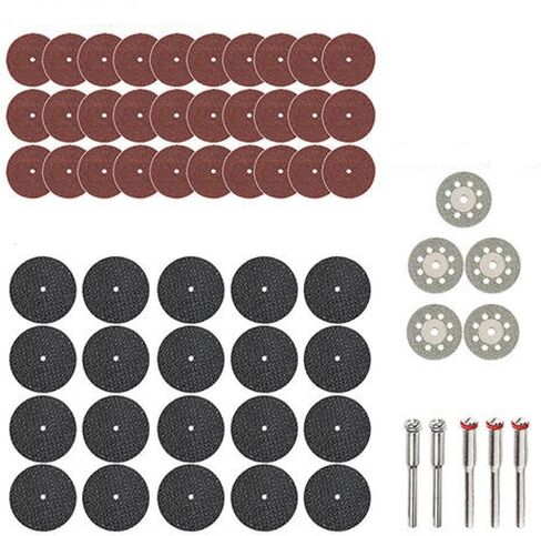 60PCS Grinding Wheel Circular Saw Accessories Set Compatible with Woodworking Metal Drill Tools Universal Fit(60B) in Saudi Arabia