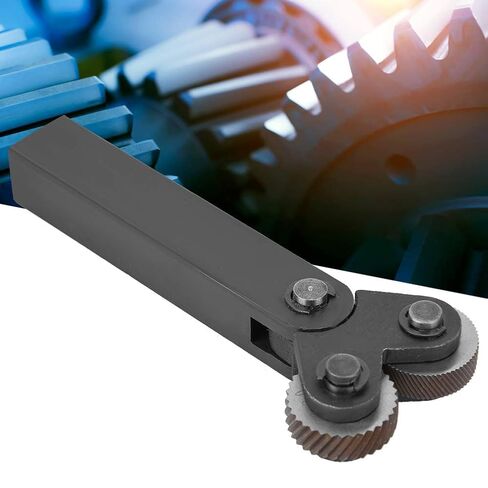 7Pcs Knurling Tool Set, 0.5mm 1mm 2mm Pitch Diagonal Dual Wheel Steel Linear Knurl Set with Knurling Wheel for Knurling Operation in Saudi Arabia