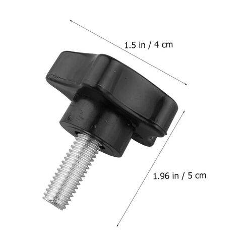ULTECHNOVO 6pcs Plum Blossom Knobs Threaded Clamping Handles for Easy Installation Plastic Design for Mechanical Equipment Comfortable Grip for Applications in Saudi Arabia