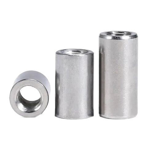 304 Stainless Steel Extension Thicken Round Column Joint Coupling Nut M2 M3 M4 M5 M6 M8~M20 Cylindrical Connect Screw Nuts(M10x16x15mm(1pcs)) in Kuwait