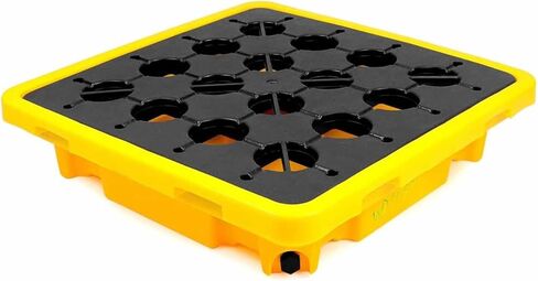 Spill Platform Drum Spill Platform with Grating and Forklift Pockets 2200 Lbs Load Capacity Containment Tray for Industrial Parks, Warehouses(50x36x10cm) in Saudi Arabia