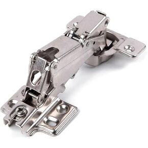 الفولاذ المقاوم للصدأ المثبط الهيدروليكي المخازن المؤقتة لينة إغلاق مفصلات مخفية هادئة مع مسامير باب خزانة الملابس 1 قطعة in Kuwait