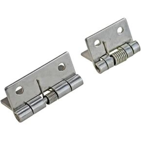 مفصل صغير من الفولاذ المقاوم للصدأ مقاس 1 بوصة مع لوحة دوارة زنبركية محاذاة تلقائية وقابلة للطي قطعة واحدة (38x32mm-1) in Kuwait