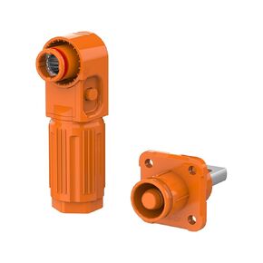 High Current high Voltage Energy Storage Connector 50A-350A Orange Screw Hole photovoltaic Single core Energy Storage Connector(70A not rotatable) in Kuwait