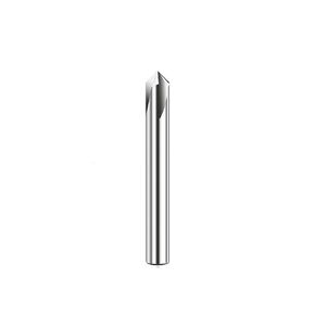 1pcs Carbide Chamfer Cutter 6.35mm Shank 4 Flute Chamfering End Mill 90 Degrees CNC Machine Chamfer Tool Cutter for Chamfering Carving in Kuwait
