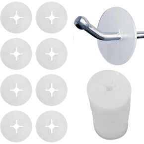 ربط هوك المنتج سدادات مراقبة المخزون كليب عرض ربط هوك سدادات مجلس أوتاد سدادة Pegboard السنانير وقف كليب 120 قطعة 1 بوصة من البلاستيك الأبيض غير زلة للحفاظ على البضائع على السنانير التجزئة in Kuwait