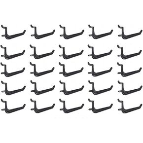 خطافات بيجبورد سوداء كبيرة الحجم من WallPeg - أجهزة بيجبورد، 50 قطعة AM 110-B in Kuwait