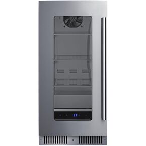 مركز مشروبات مدمج مقاس 15 بوصة، ثلاجة بعمق 18 بوصة، معتمدة تجاريًا، ستانلس ستيل - SDHG1533 in Kuwait