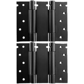 باب أوتوماتيكي أقرب من الفولاذ المقاوم للصدأ مزدوج الحركة المفصلي الربيعي الأجهزة 2 قطعة (أسود) in Kuwait