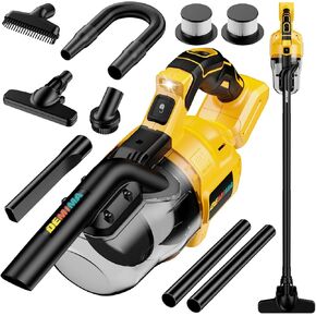 Cordless Vacuum for Miwaukee Battery, 5 in 1 Lightweight Handheld Vacuum Cleaner with 500W Powerful Motor, 46 CFM Portable Hand Vacuum with Filtration HEPA for Floor, Carpet(Battery Not Included) in Saudi Arabia
