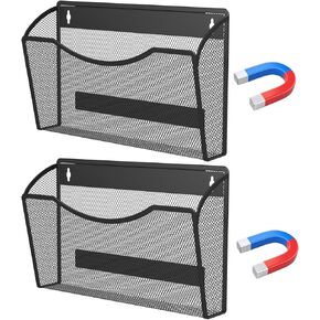 Wall File Organizer,Hanging Wall Mounted File Folder Binder Holder Mail Organizer for Office,Home and School Supplies in Kuwait