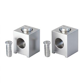 Neutral Lug Kit Circuit Breaker Ground Lugs Aluminum Grounding Lugs Fits #4-2/0 AWG Wire, Electrical Wiring Connection Kit - Easy Install for Load Centers & Breaker Boxes (4) in Kuwait