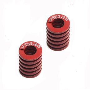 2Pcs Red 3D Printer Compression Spring Heating Bed Spring Die Head Leveling Spring 20mm OD 10mm ID 25mm Long Spiral Stamping Middle Load Compression Mould Die Spring in Kuwait
