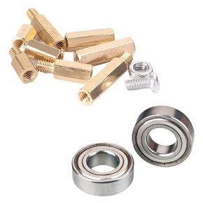 2025 Trend20pcs 695ZZ Miniature Deep Groove Ball Bearing & 300 Pcs M2 Hex Column Spacer Screw Nut Assortment Kit in Saudi Arabia