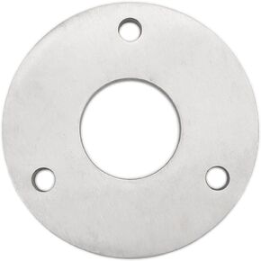 Stainless Steel 3-7/8" Round Base Flange Welded Plate for 1-5/8", 1-7/8", or 2" OD Round Pipe Rail Tubing in Kuwait