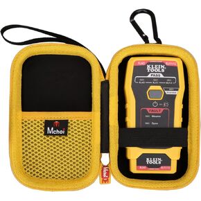 حافظة واقية لجهاز اختبار كابل شبكة LAN VDV526-100 من Klein Tools، حقيبة تخزين صلبة مع جيب شبكي، مقاومة للصدمات ومقاومة للماء، منظم سفر صغير لفنيي الكهرباء in Kuwait