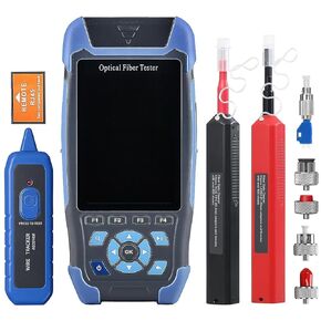 Mini-Pro OTDR 1310/1550nm جهاز اختبار الألياف SM متعدد الوظائف A-900D 24/22dB مع محول OTDR SC/FC/ST/LC قلم تنظيف SC/LC، موصل UPC مدمج بوظيفة OPM/OLS/RJ45 in Kuwait