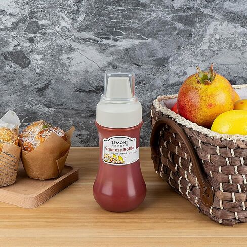 3PCS 5-Holes Squeeze Bottle for Sauces, Plastic Dressing Squirt, Ketchup With Cap Lids, Condiment for Liquids, BBQ, Dressing, Pancake Dispenser in Kuwait