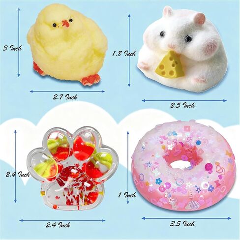4pcs taba squishy ، cat paw super toys soft toys ، حداثة لتخفيف الإجهاد للقلق ، مثالية للإجهاد والقلق لعبة الاسترخاء in Saudi Arabia
