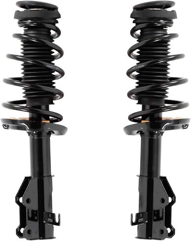 Detroit Axle - Struts Shocks for 2007-2013 GMC Chevy Silverado Sierra 1500 [Exc. Electronic Susp] 2 Front Struts with Coil Spring 2 Rear Shock Absorbers 2008 2009 2010 2011 2012 Replacement Suspension in Saudi Arabia