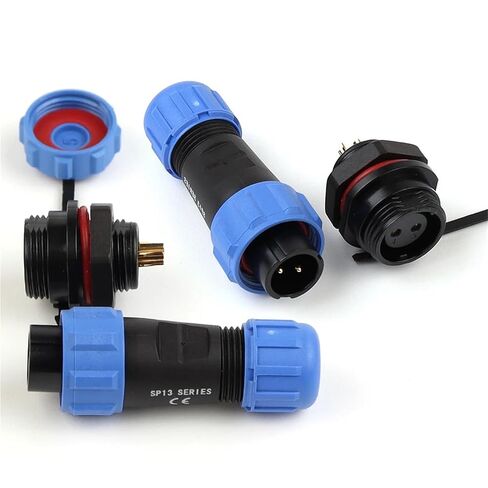 SP13 مقبس صامولة لحام نوع IP68 مقاوم للماء Connecotrs SP13-2/3/4/5/6/7/9 دبوس جهاز كهربائي منزلي (SP13-9L) in Kuwait