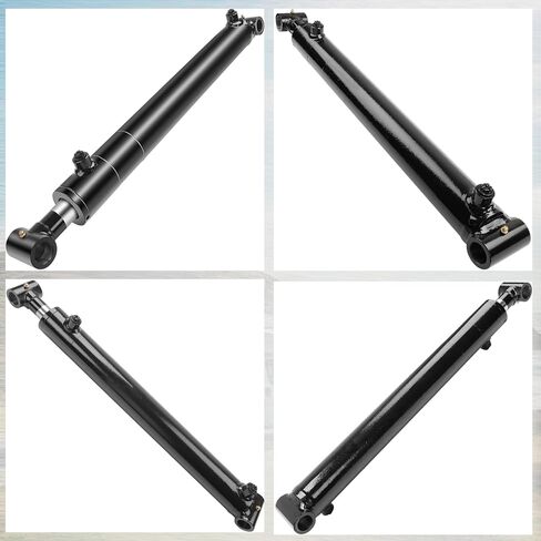 2x16 Hydraulic Cylinder - Double Acting Welded Cross Tube Hydraulic Cylinder 2" Bore x 16" Stroke - Universal Hydraulic Cylinders (2x16) - 3500 Psi in Saudi Arabia