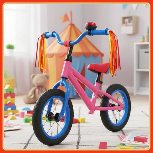 Bike Bells Bike Streamers Bikes Tassels Grips Ribbon Accessories Decorations for Tricycle Handles in Saudi Arabia