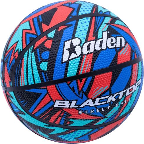 Baden | Blacktop | Mini Rubber Basketball 3 Pack Set | Size 3 | with Pump in Saudi Arabia