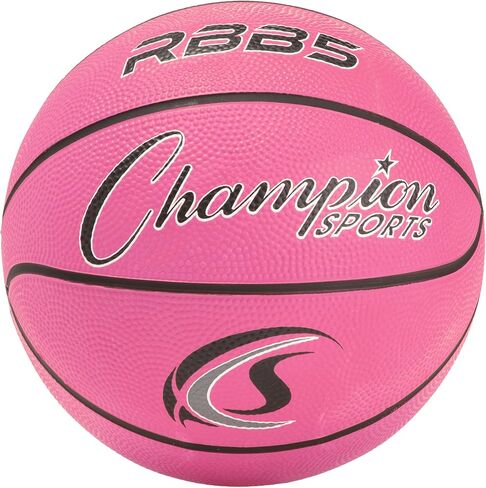 Champion Sports Rubber Basketballs – Durable Indoor & Outdoor Training & Recreational Game Balls, Multiple Sizes & Colors in Saudi Arabia